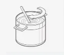 Mischen Von Tiefkühlprodukten — Illustration der UNI-MASZ-Anwendungskategorie