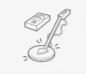 Metalldetektor — Illustration der UNI-MASZ-Anwendungskategorie